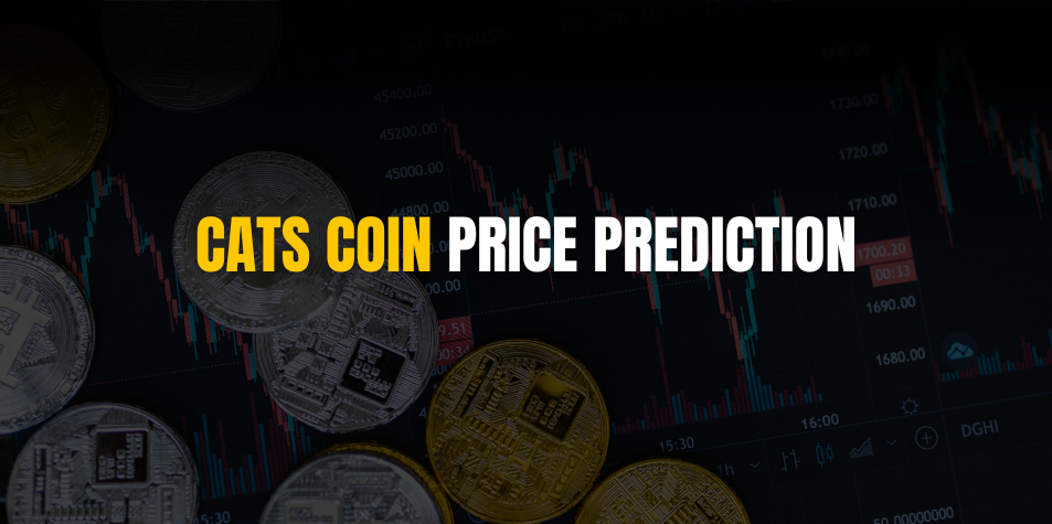 CATS Coin price prediction table showing yearly low and high estimates from 2025 to 2030, reflecting potential growth for the cryptocurrency aimed at the pet community.