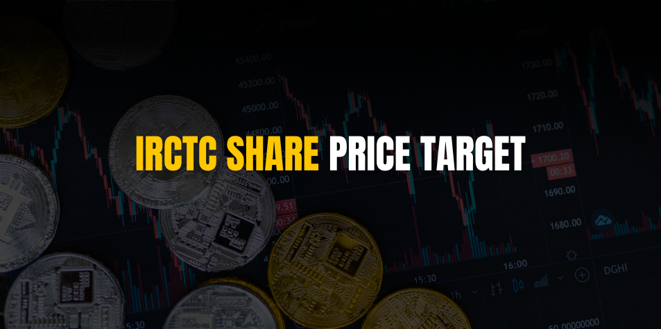 IRCTC share price prediction chart showing targets for 2023, 2024, 2025, and long-term forecasts including IRCTC stock split and future share price analysis.